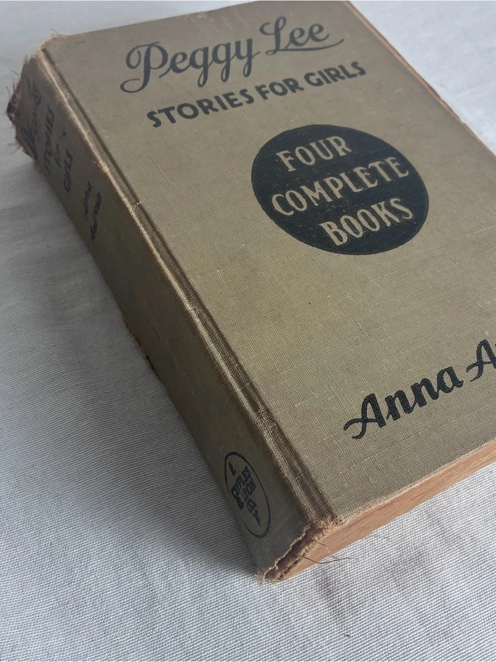 Vintage 1936 Peggy Lee Stories for Girls Hardcover Book 4 Complete Books 1 Volum